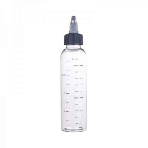 Graduated bottle with measuring cap 110ml