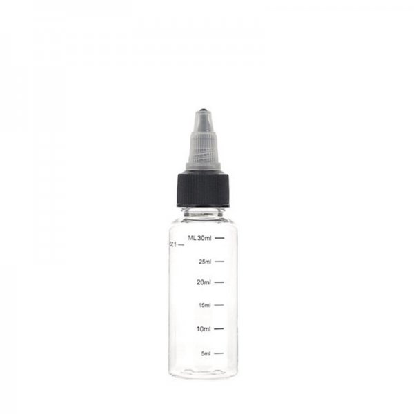 Graduated bottle with measuring cap 30ml