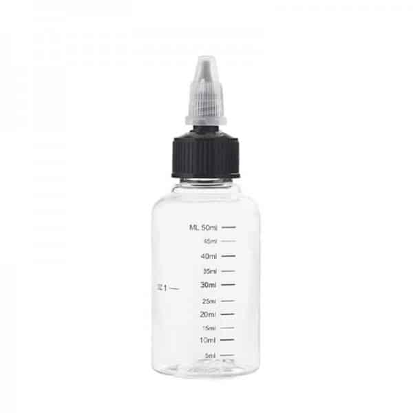 Graduated bottle with measuring cap 50ml