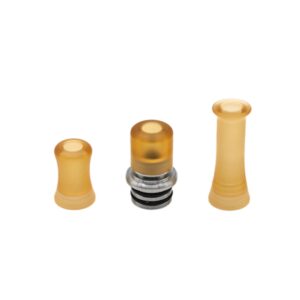 Set of 3 510 MTL Drip Tips Silver Edition